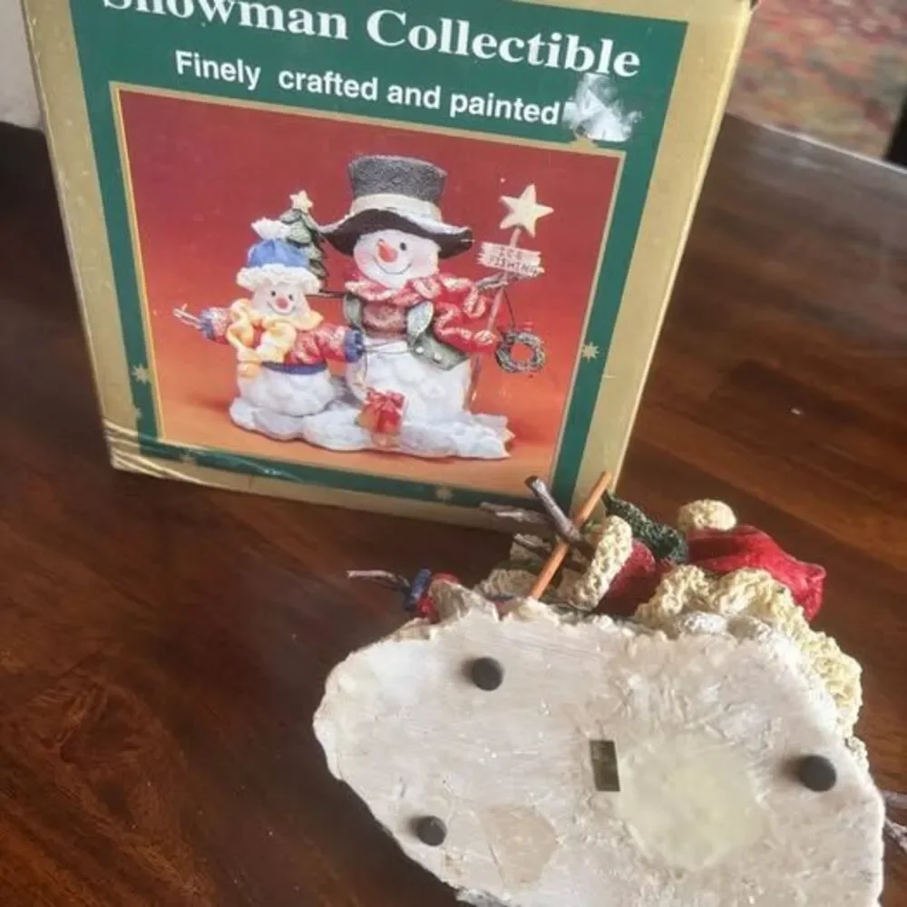 Snowman Collectible Figurine with Original Box